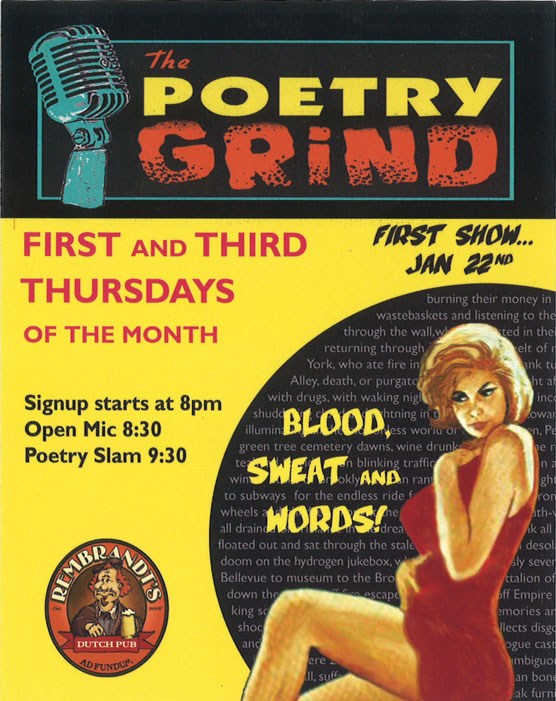 Poetry Grind Flyer
