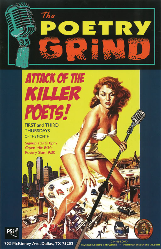 Poetry Grind Slam Poster